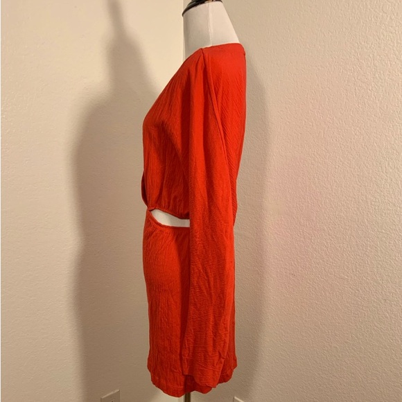 NWOT Free People Stasia Mini Dress In Rebel Red - Size Medium - Picture 9 of 11